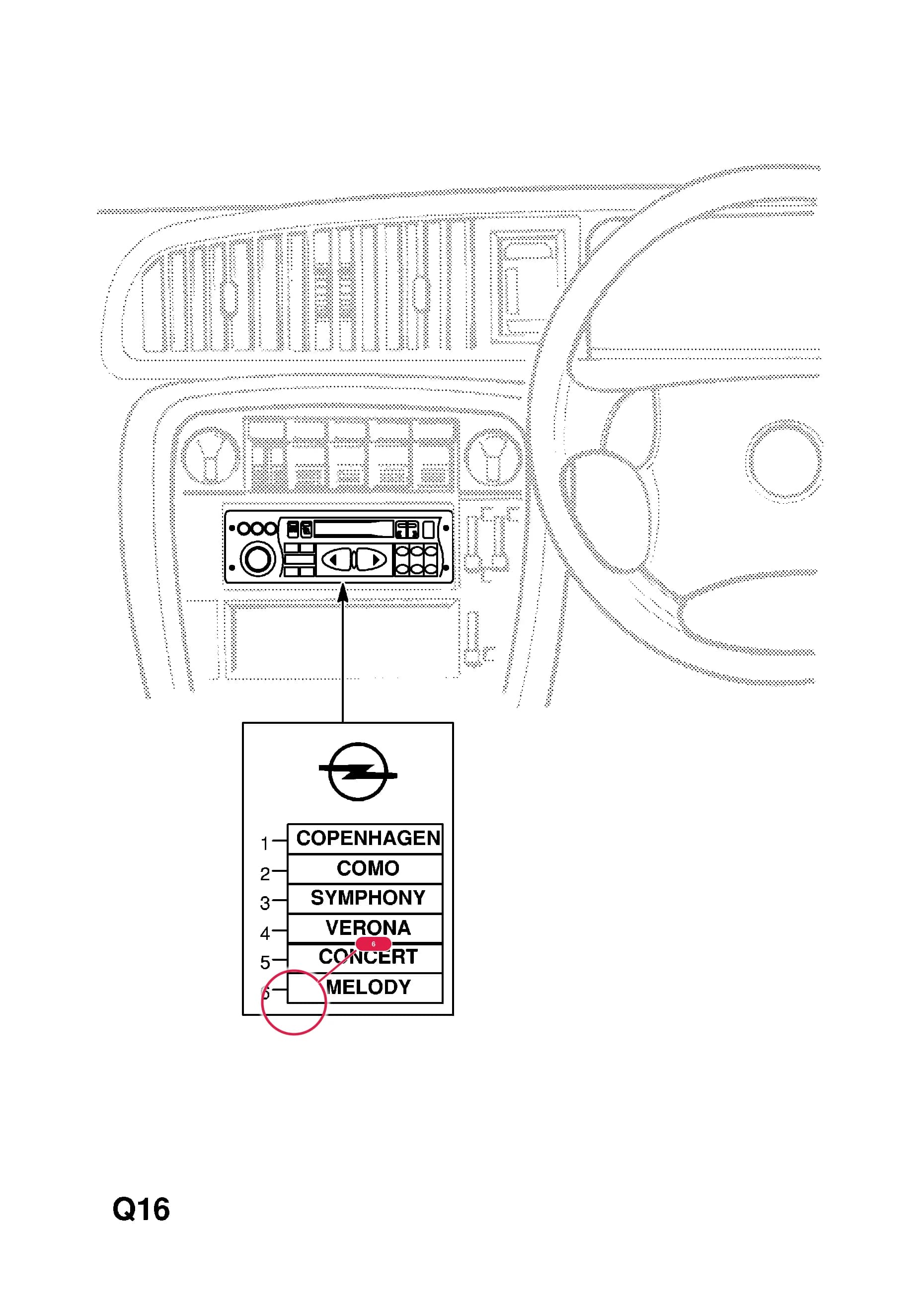 RADIO AND CASSETTE PLAYER,EXCHANGE (MELODY) (CORE RETURN NO. 95 17 098) (FOR GERMANY) (NLS.- NO REPLACEMENT PART) — Opel  SENATOR-B ( 1988 -  1994) — Q ACCESSORIES › 8 ELECTRICAL
