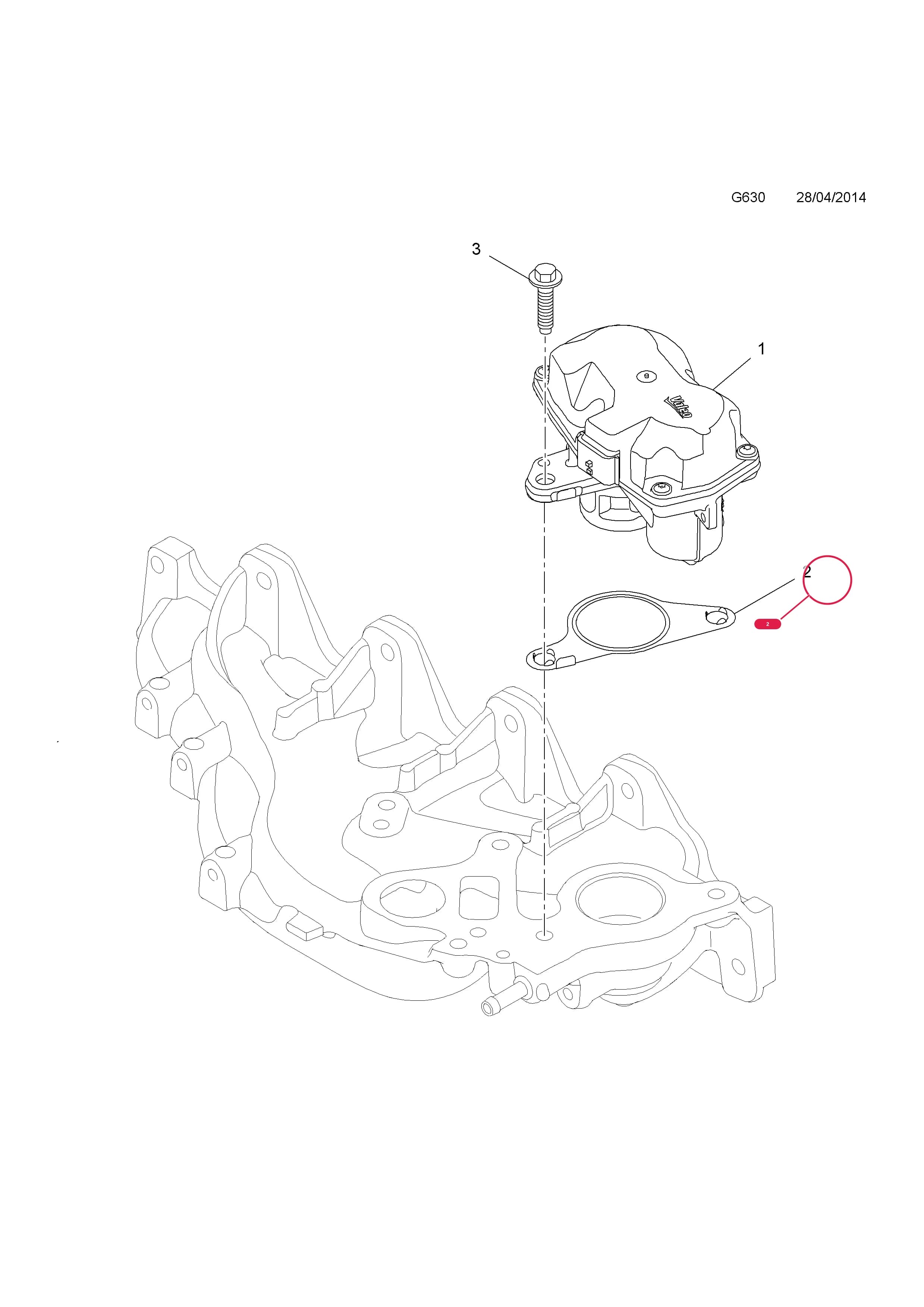 GASKET,EXHAUST GAS RECIRCULATION VALVE — Opel  VIVARO-B ( 2015 - ) — G FUEL AND EXHAUST › 3 EXHAUST SYSTEM