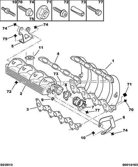 Until DATE 19990207 — mechanical — air and fuel supply › INTAKE MANIFOLD AIR DISTRIBUTOR