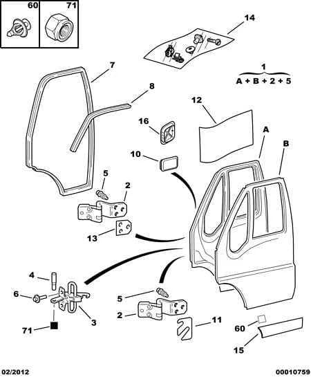 Until DATE 20040201 — bodywork — front doors › FRONT HINGED SIDE DOORS