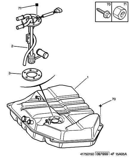 mechanical — air and fuel supply › FUEL TANK FUEL GAUGE