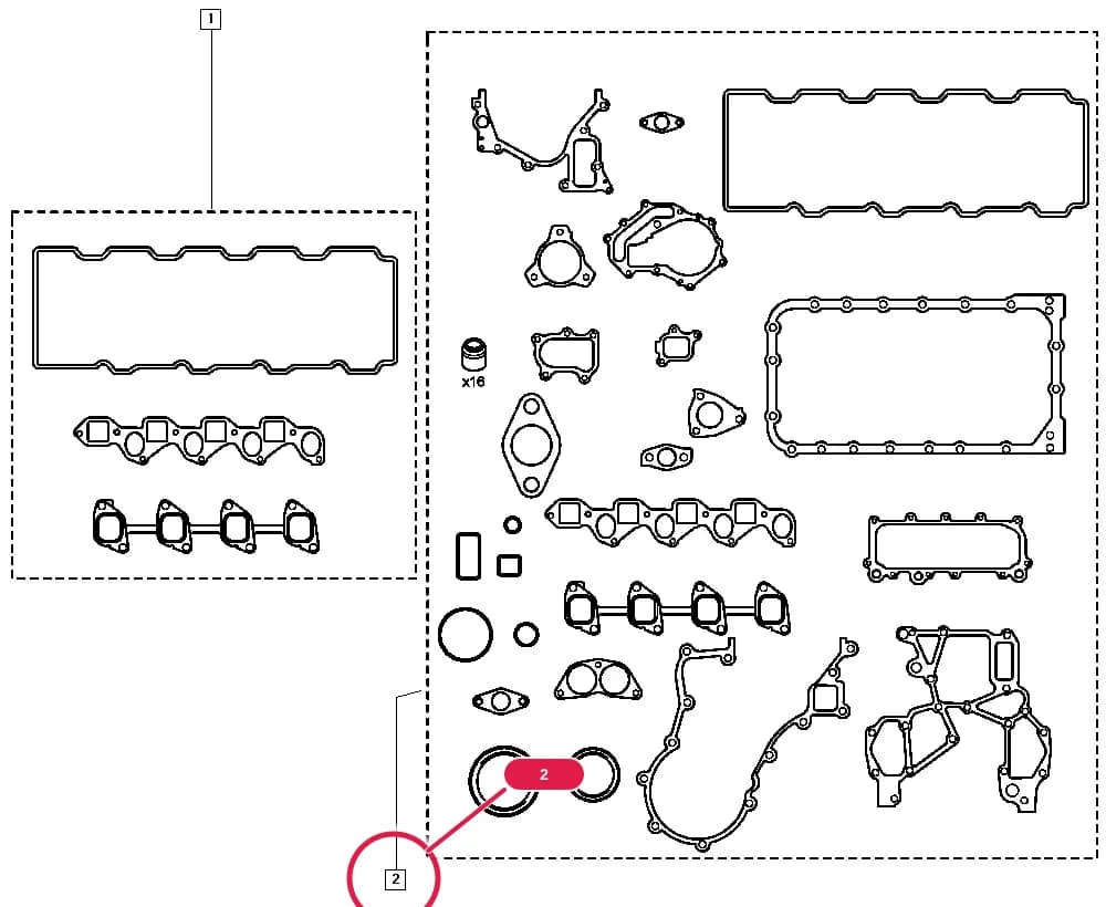 FH0J — Manual › 10 Engine / Engine seals