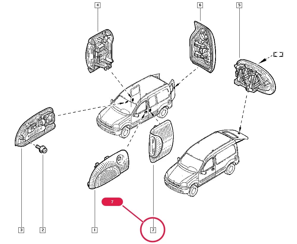 Driveability = 4x4, Side door. = With left-hand side door; Vehicle fabrication number < MOD0303 and Vehicle fabrication number >= MOD0107, Special technical features code. = \8/ or Special technical features code. = \29/ or Special technical features code. = \26/ or Special technical features code. = \5/ or Special technical features code. = \28/ or Special technical features code. = \36/ or Special technical features code. = \45/ or Special technical features code. = \46/ or Special technical features code. = \50/ or Special technical features code. = \51/ or Special technical features code. = \0/, Driveability = 4x2, Side door. = With left-hand side door; Vehicle fabrication number >= MOD0303, Country of application of technical legislation = TLAFSU or Country of application of technical legislation = TLAIC1 or Country of application of technical legislation = TLAID1 or Country of application of technical legislation = TLAIH1 or Country of application of technical legislation = TLALLE or Country of application of technical legislation = TLAUTR or Country of application of technical legislation = TLBALK or Country of application of technical legislation = TLBELG or Country of application of technical legislation = TLDANE or Country of application of technical legislation = TLDOTO or Country of application of technical legislation = TLESPA or Country of application of technical legislation = TLFINL or Country of application of technical legislation = TLFRAN or Country of application of technical legislation = TLGRBR or Country of application of technical legislation = TLGREC or Country of application of technical legislation = TLHOLL or Country of application of technical legislation = TLHONG, Driveability = 4x2, Side door. = With left-hand side door; Vehicle fabrication number >= MOD0303, Country of application of technical legislation = TLAUST or Country of application of technical legislation = TLIRLA or Country of application of technical legislation = TLISLA or Country of application of technical legislation = TLISRA or Country of application of technical legislation = TLITAL or Country of application of technical legislation = TLJAPO or Country of application of technical legislation = TLNORV or Country of application of technical legislation = TLPOLO or Country of application of technical legislation = TLPORT or Country of application of technical legislation = TLROUM or Country of application of technical legislation = TLRUSS or Country of application of technical legislation = TLSING or Country of application of technical legislation = TLSLOV or Country of application of technical legislation = TLSLVQ or Country of application of technical legislation = TLSUED or Country of application of technical legislation = TLSUIS or Country of application of technical legislation = TLTCHE, Driveability = 4x2, Side door. = With left-hand side door; Vehicle fabrication number >= MOD0303, Country of application of technical legislation = TLAIF1 or Country of application of technical legislation = TLAUTR or Country of application of technical legislation = TLCSIU or Country of application of technical legislation = TLNORD or Country of application of technical legislation = TLTURQ, Driveability = 4x2, Side door. = With left-hand side door; Vehicle fabrication number >= MOD0205, Special technical features code. = \31/ or Special technical features code. = \32/ or Special technical features code. = \37/ or Special technical features code. = \52/ or Special technical features code. = \53/ or Special technical features code. = \54/, Driveability = 4x2, Side door. = With left-hand side door; Vehicle fabrication number >= MOD0303, Country of application of technical legislation = TLCSIA or Country of application of technical legislation = TLCSIB or Country of application of technical legislation = TLCSIC or Country of application of technical legislation = TLCSIF or Country of application of technical legislation = TLCSIG or Country of application of technical legislation = TLCSIH or Country of application of technical legislation = TLCSIJ or Country of application of technical legislation = TLCSIM or Country of application of technical legislation = TLCSIN or Country of application of technical legislation = TLCYMT or Country of application of technical legislation = TLCZSK or Country of application of technical legislation = TLDOME or Country of application of technical legislation = TLMAGH or Country of application of technical legislation = TLMALA or Country of application of technical legislation = TLMARO or Country of application of technical legislation = TLTOME, Driveability = 4x2, Side door. = With left-hand side door; Electromagnetic door locking = Yes, Country of application of technical legislation = TLARGE or Country of application of technical legislation = TLBOLI or Country of application of technical legislation = TLBRES or Country of application of technical legislation = TLCOLO or Country of application of technical legislation = TLMEXI or Country of application of technical legislation = TLPARA or Country of application of technical legislation = TLPERO or Country of application of technical legislation = TLURUG, Driveability = 4x2, Side door. = With left-hand side door — FC01 — Bodywork › 50 Mechanisms / External door handles