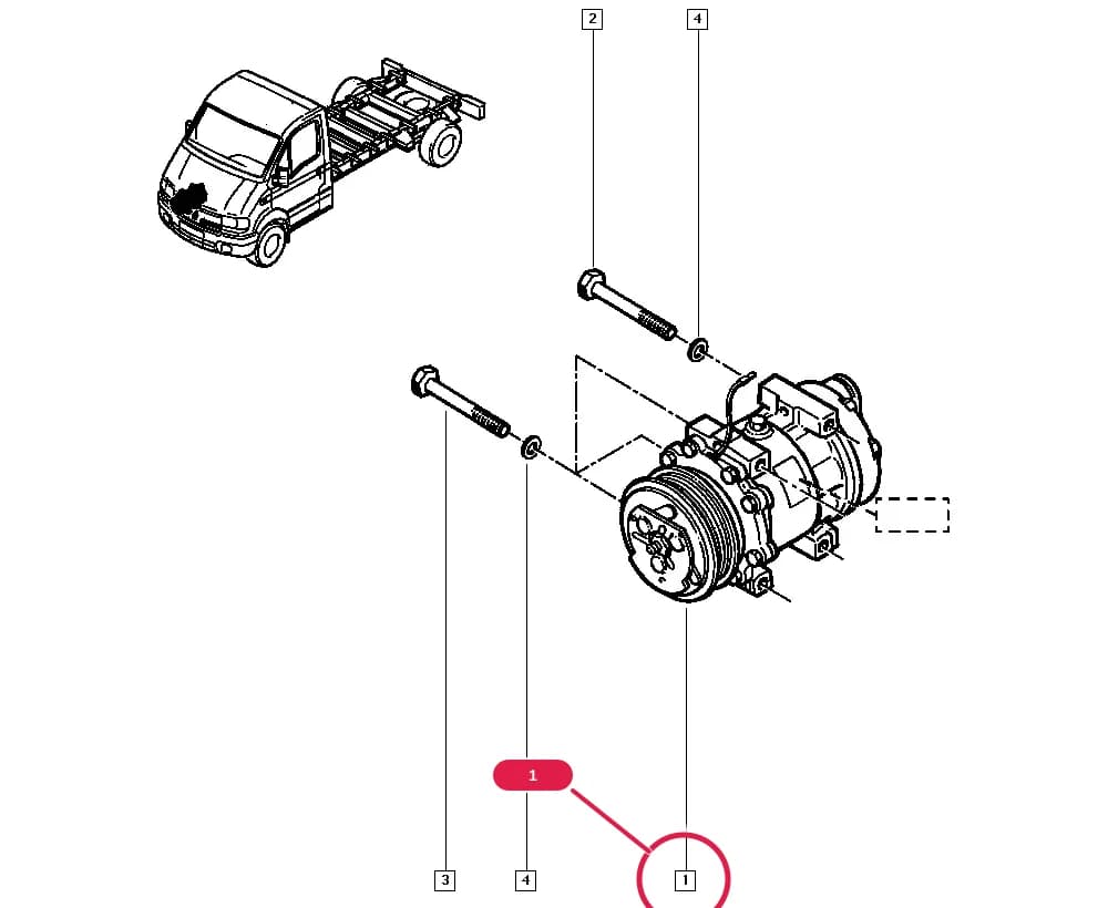 FH04 — Upholstery - Electricity › 62 Air conditioning / Air conditioning pump