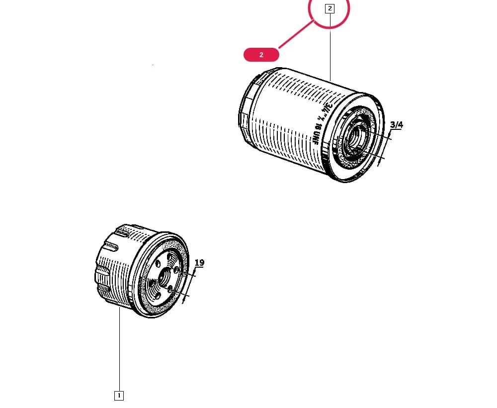R8D4 — Manual › 10 Engine / Oil filter