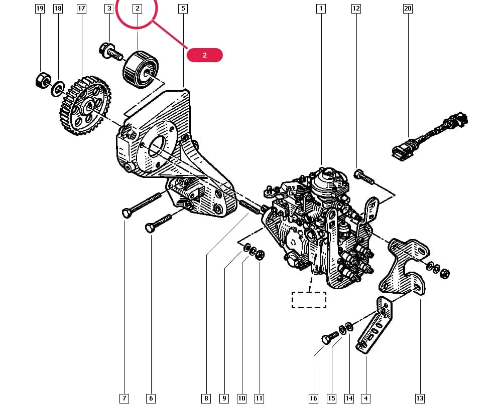 B546 — Manual › 13 Fuel supply / Injection pump