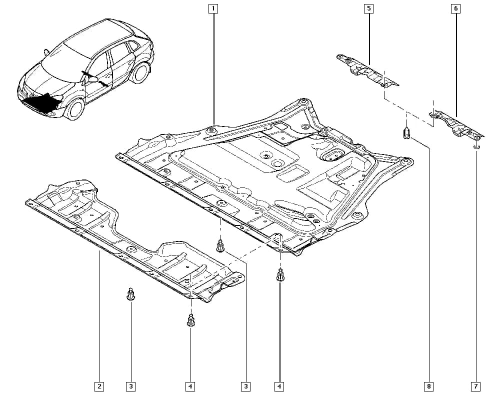 HY0B — Bodywork › 46 Wings and protective covers / Protective cover