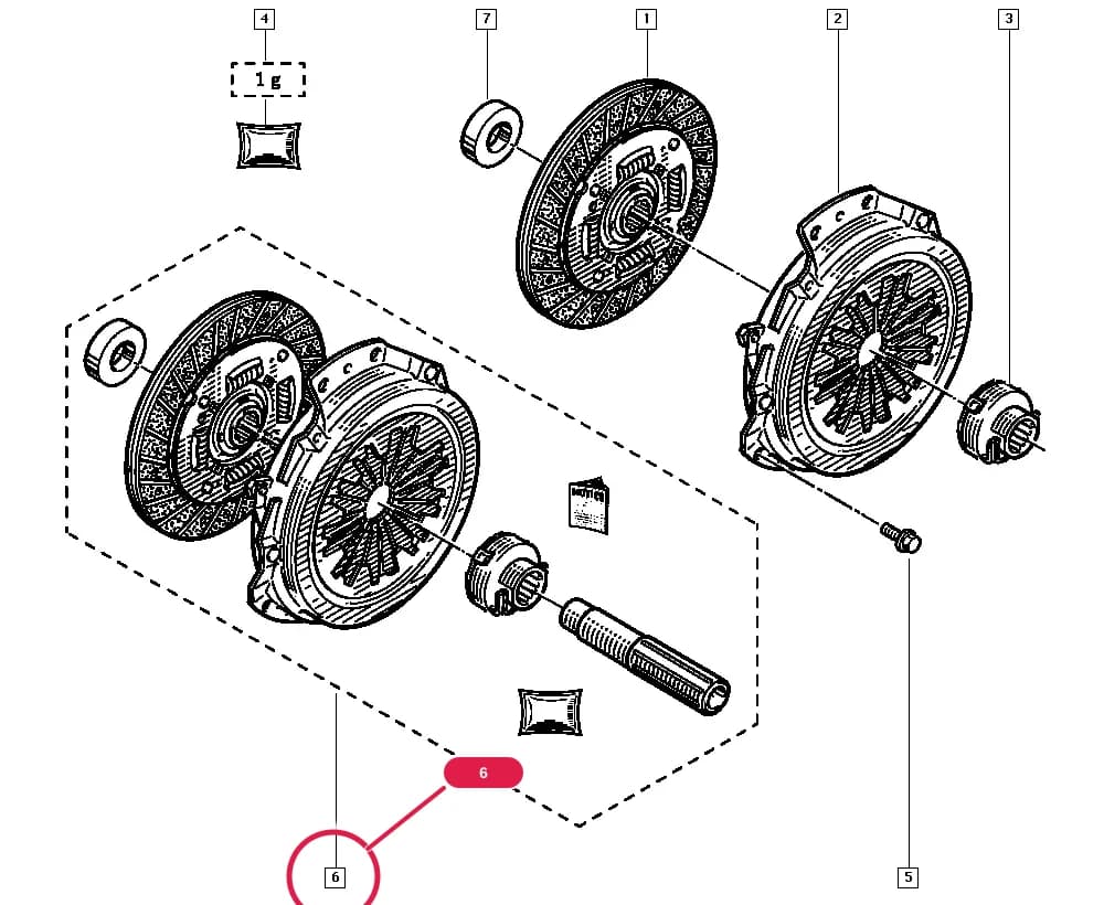 DA03 — Manual › 20 Clutch / Clutch