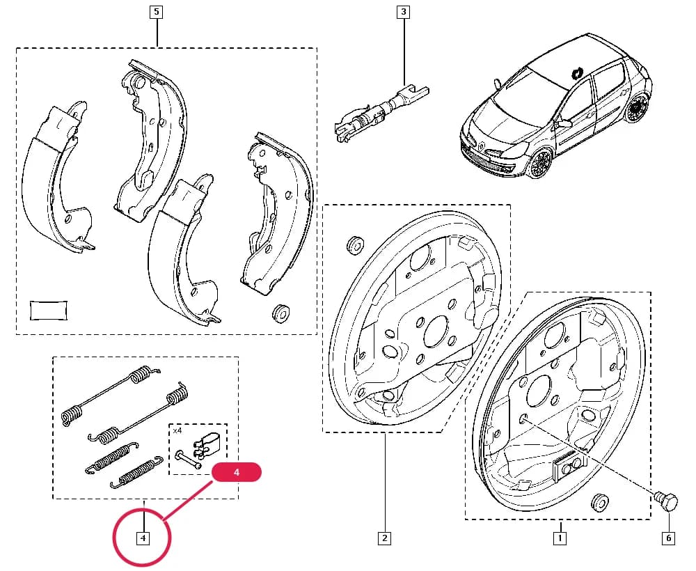 BR01 — Manual › 34 Rear non-bearing elements / Drum brakes