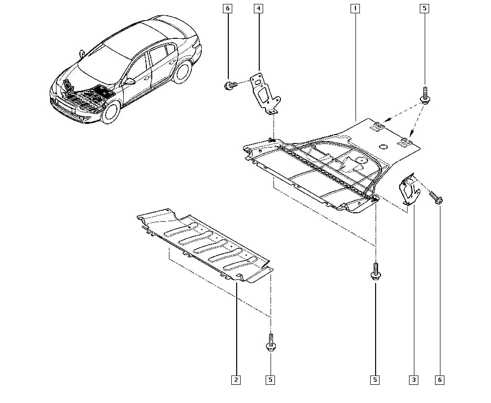 Type of fuel or energy = Electric or Type of fuel or energy = Petrol or Type of fuel or energy = FLEXFUEL system — B301 — Bodywork › 46 Wings and protective covers / Protective cover