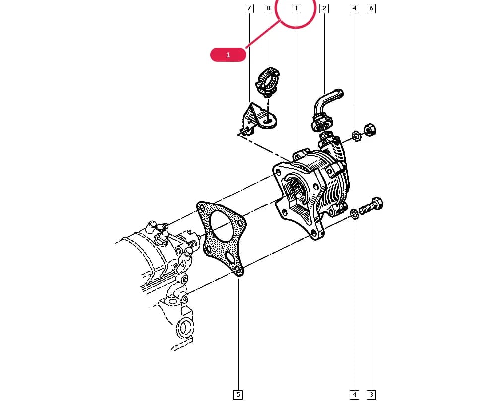 B576 — Manual › 13 Fuel supply / Mechanical brake pump