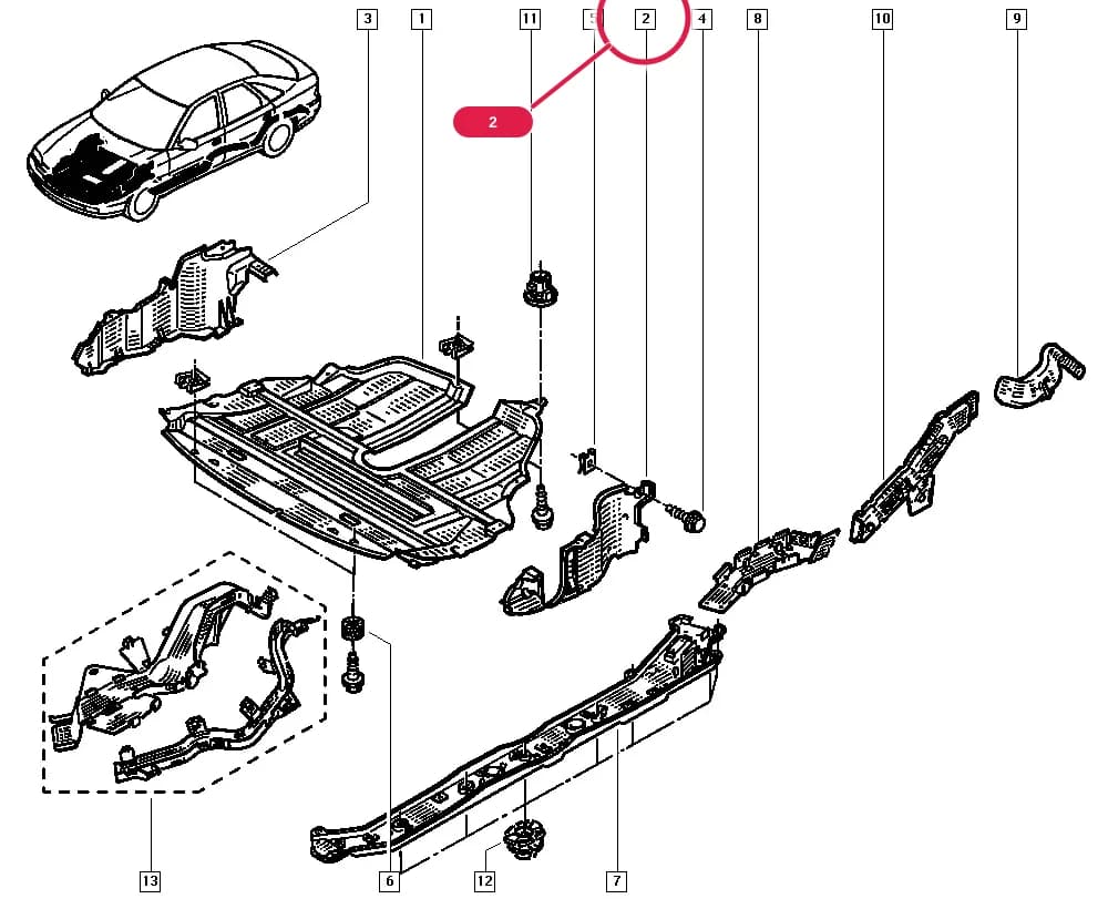 B540 — Bodywork › 46 Wings and protective covers / Protective cover