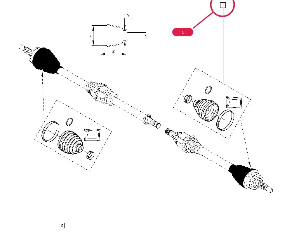 JZ03 — Manual › 29 Driveshaft / Driveshaft