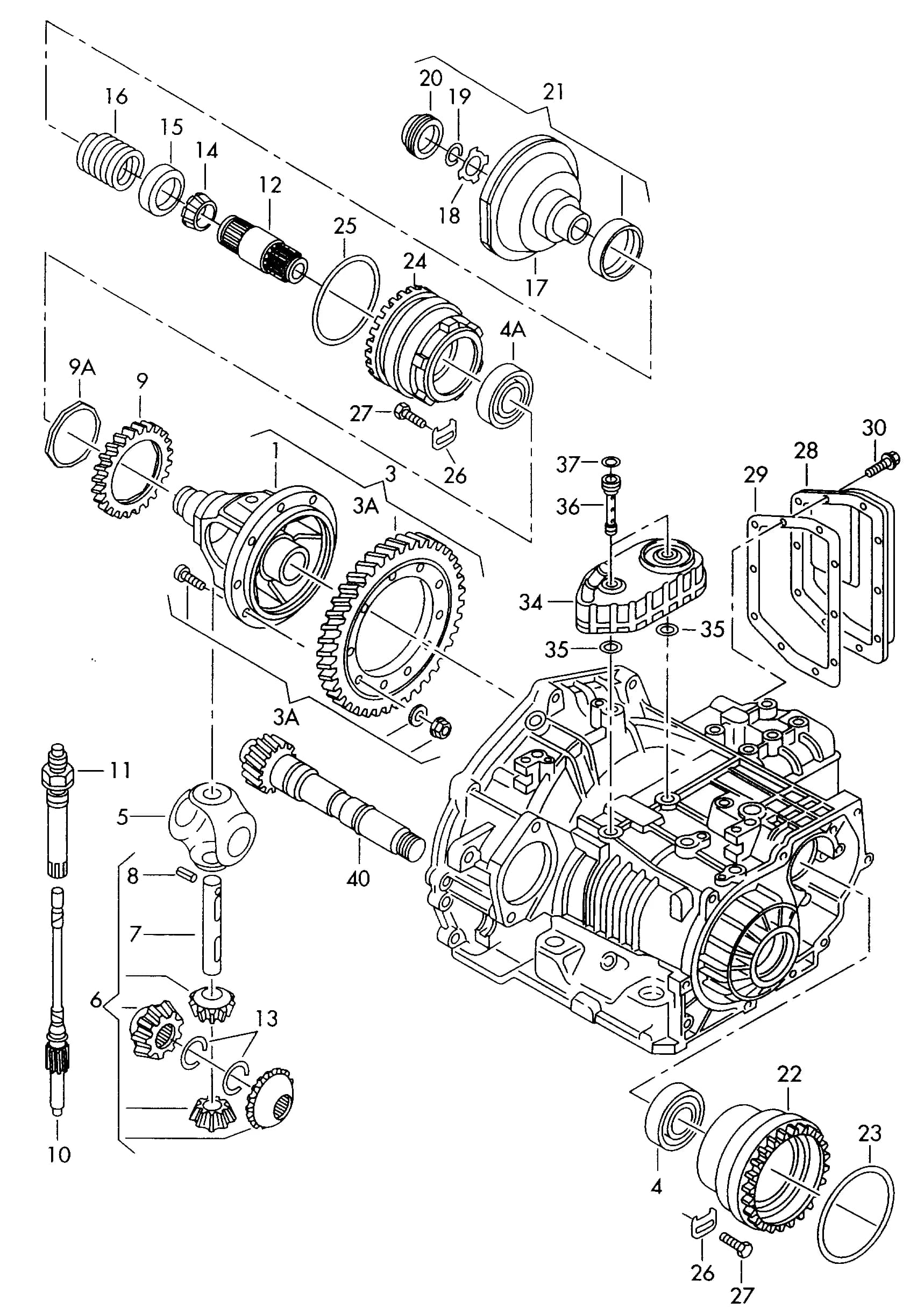 AKL+PR-G0E — 2002 — Front axle, steering › 40950