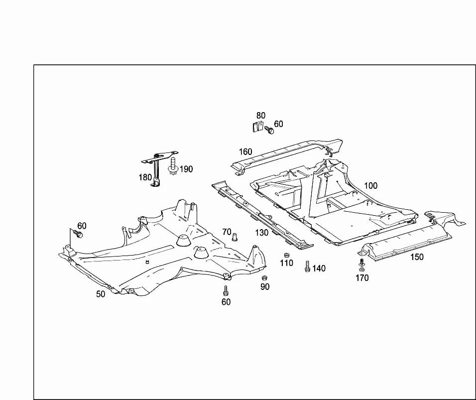 451.301 — 52 CHASSIS SHEET METAL / AIR INTAKE › 070 UNDERRUN PROTECTION