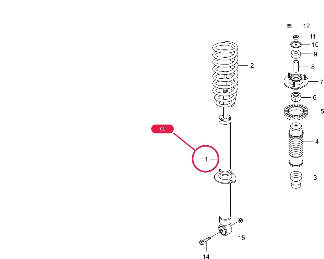 Stavic/Rodius — Chassis › 4411 FRONT SHOCK ABSORBER
