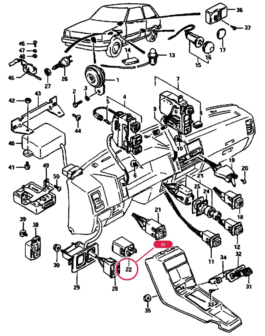 3DR,5DR:<-38610-78303 — SA310 (E01) — Electrical › 75 - ELECTRICAL CONTROL