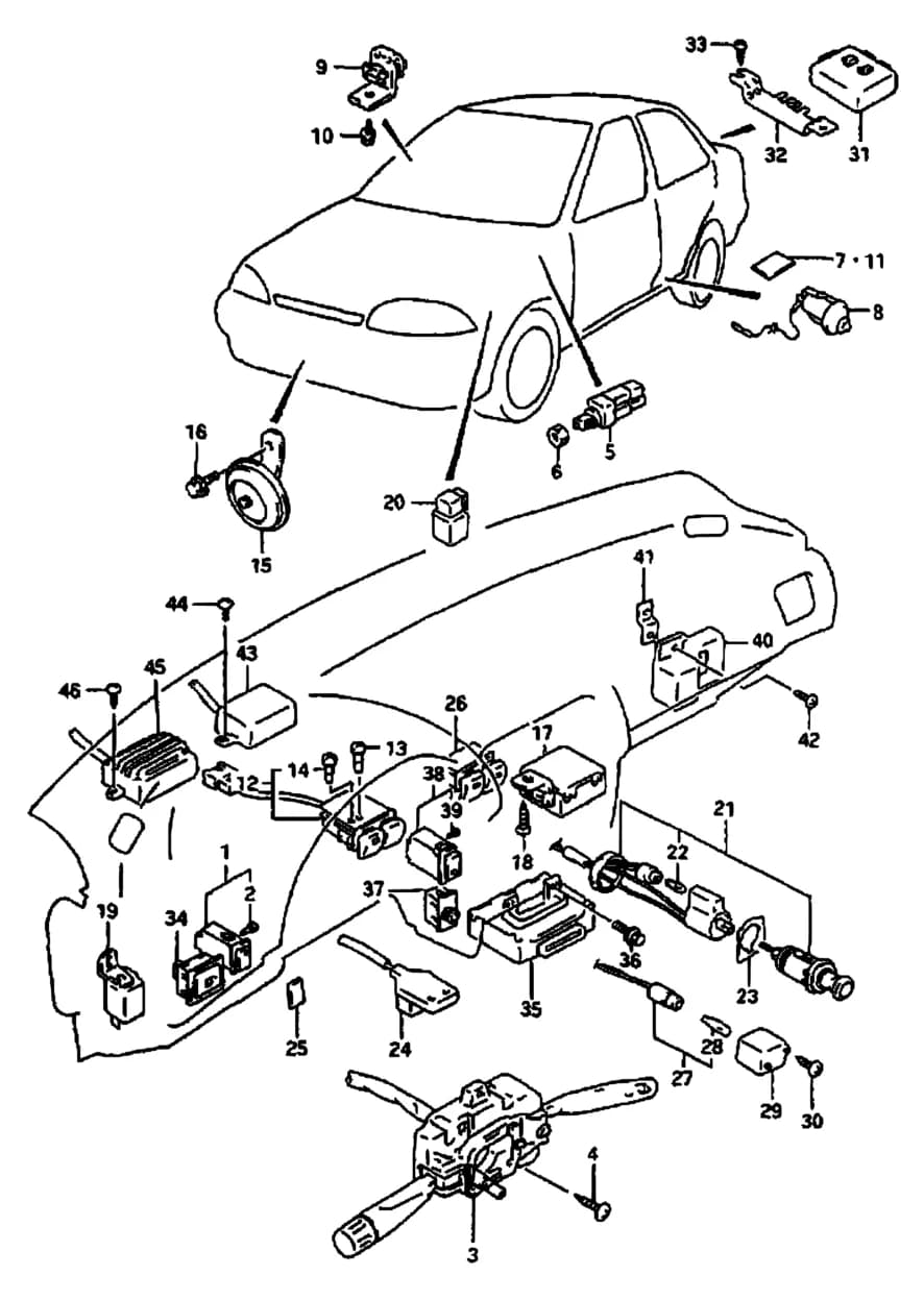SF310 (Magyar) (E02,E15,E18,E19,E22,E30) — Electrical › 97 - ELECTRICAL CONTROL (4DR)