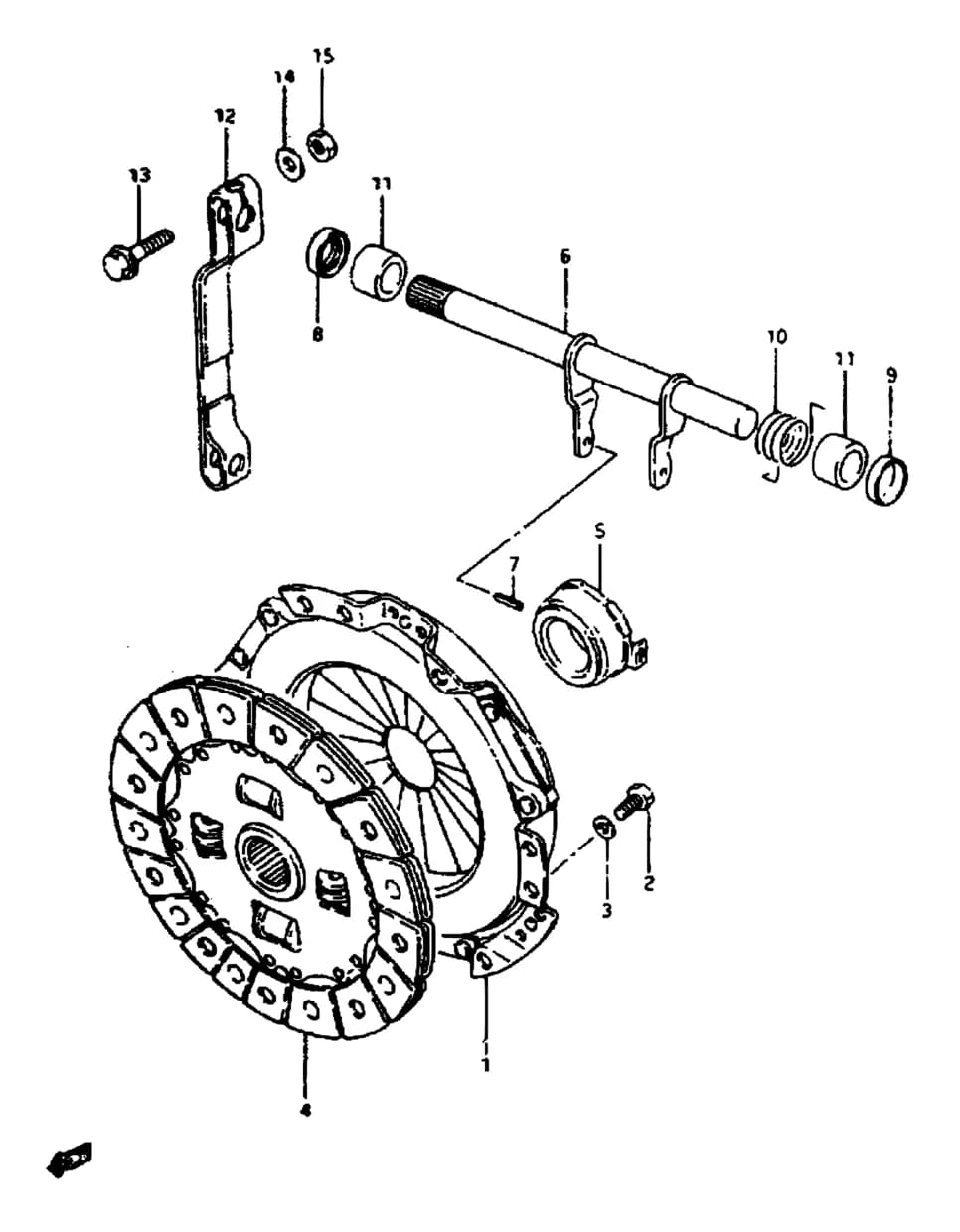 MG410/MG410W — Transmission › 21 - CLUTCH