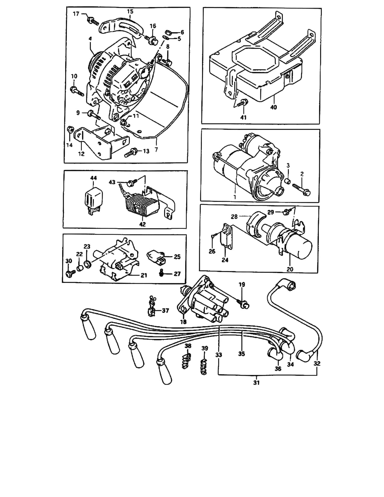 SF413 (E03,E33:MY 1992) — Engine Electrical › 79 - ENGINE ELECTRICAL (SOHC:92,93,94 MODEL)