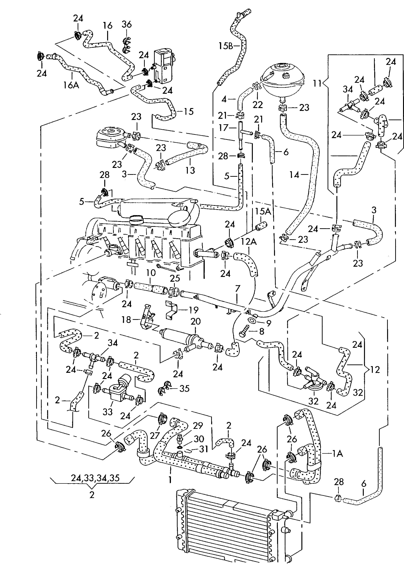 2004 ( >> 70-4-099 000) — Engine › 12153