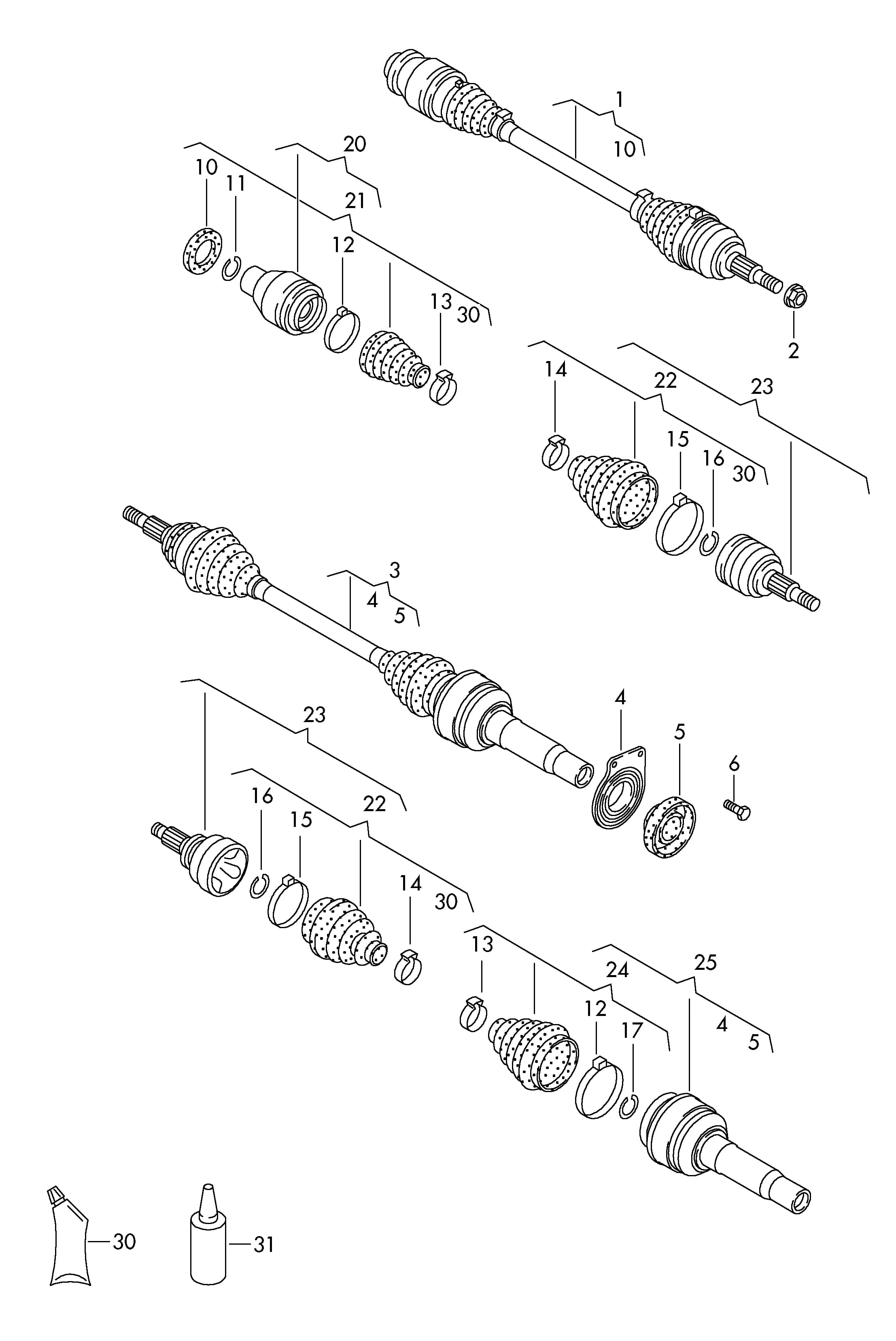2019 (7J-J-000 001 >>) — Front axle, steering › 40730