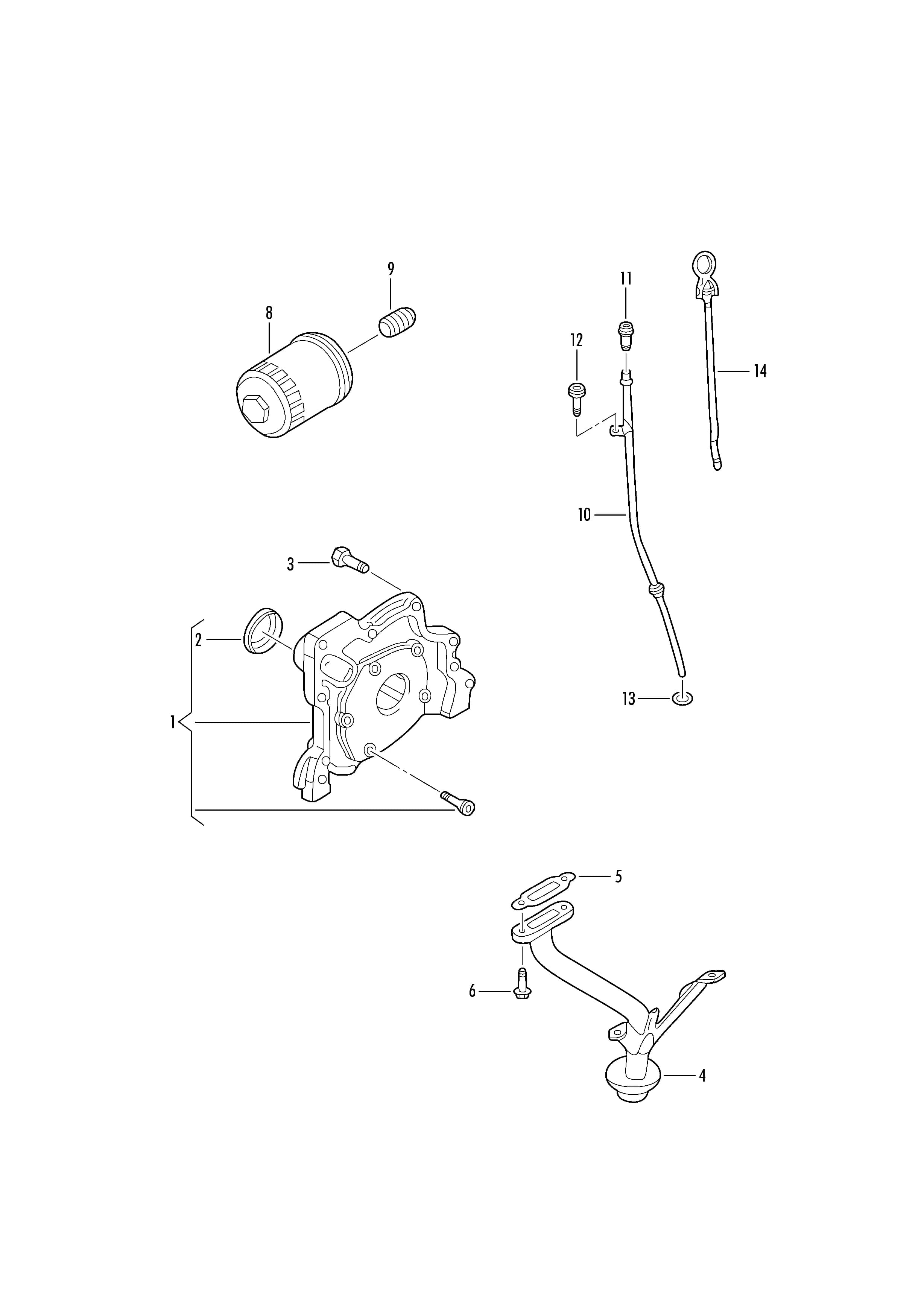 oil filteroptional:030 115 561 AQ — 2019 — Engine › 11505
