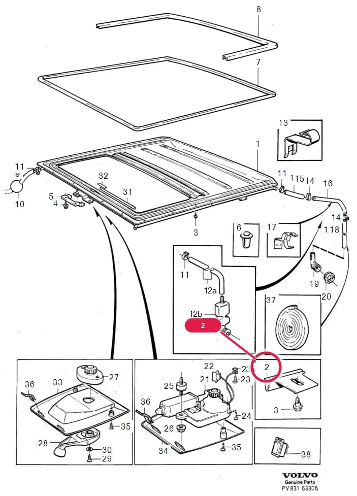 83 Doors and lids — Subgroups of category: "Doors and lids" › roof hatch, drainage channel 5DRS 940SE, 960 , 5DRS S.R