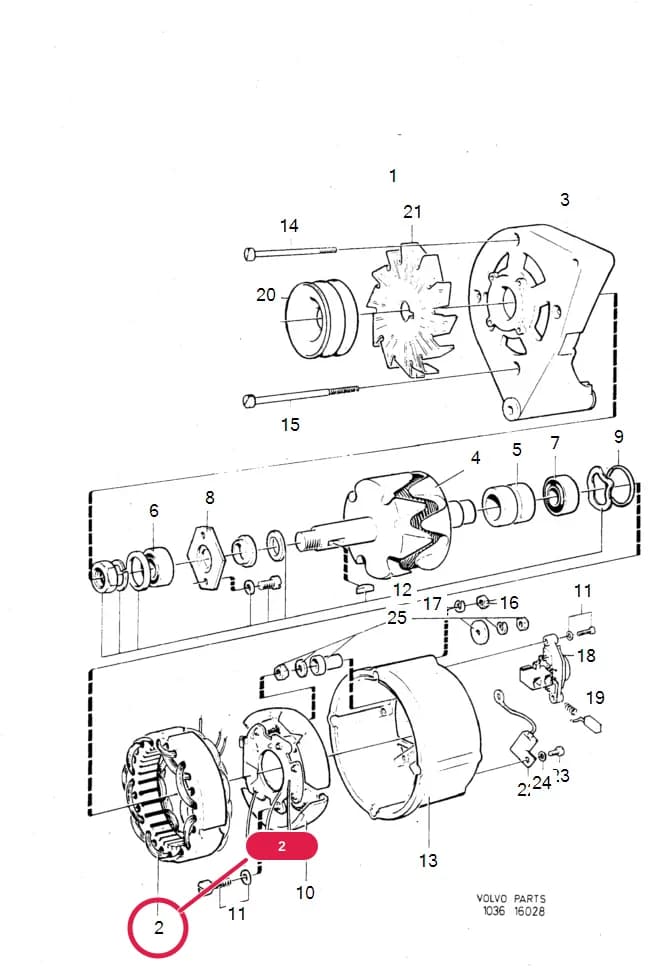 32 Alternator and regulator — Subgroups of category: "Alternator and regulator" › generator (ac)  B200 , B200EO
