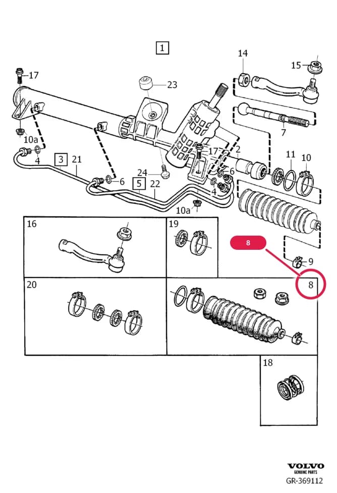 64 Steering — Subgroups of category: "Steering" › steering box L.H.D See product sign for marking.,2WD , AW55-50/51SN, L.H.D