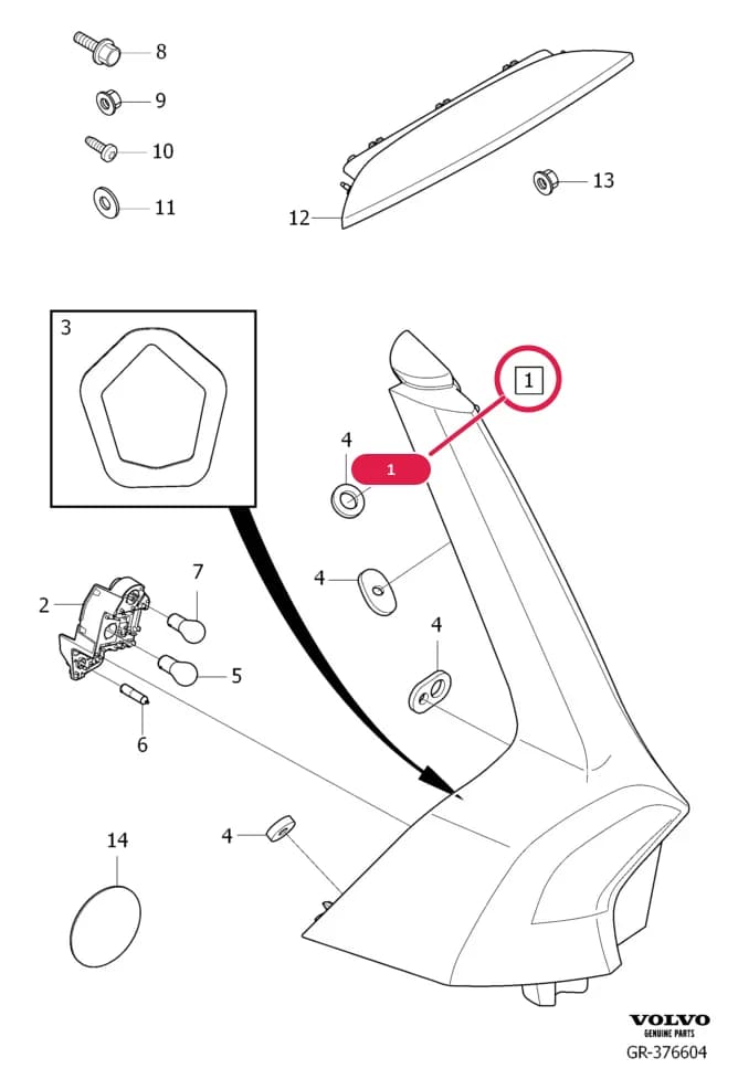 35 Lighting — 353 lighting, rear › lighting rear