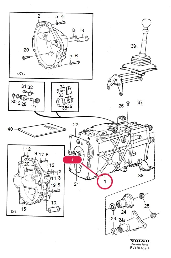 43 Transmission — Subgroups of category: "Transmission" › manual transmission 1992- M47 , M47