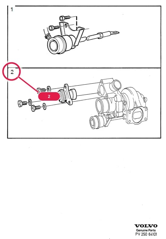 25 Intake and exhaust system — Subgroups of category: "Intake and exhaust system" › repair kits turbocharger  5CYL , B5234T9