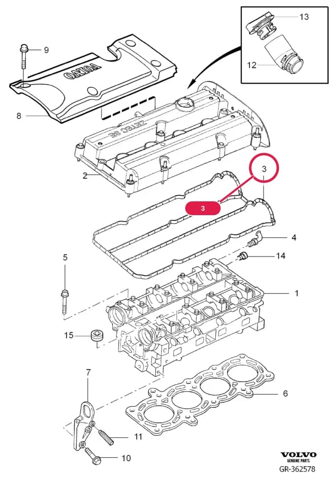 21 Engine — 211 cylinder head › cylinder head    , B4164S3