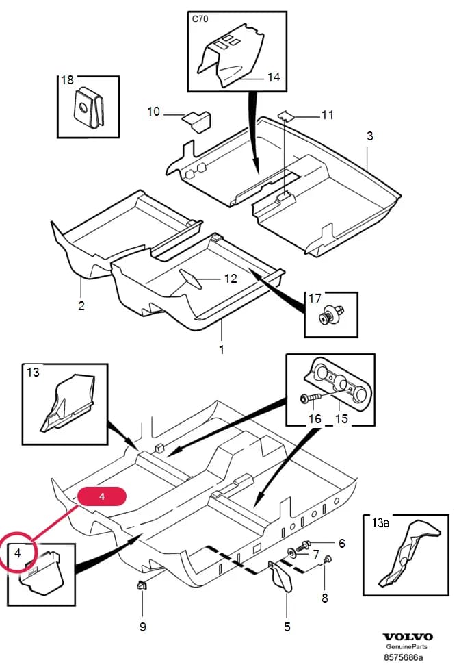 85 Interior — Subgroups of category: "Interior" › carpets cabin L.H.D , L.H.D