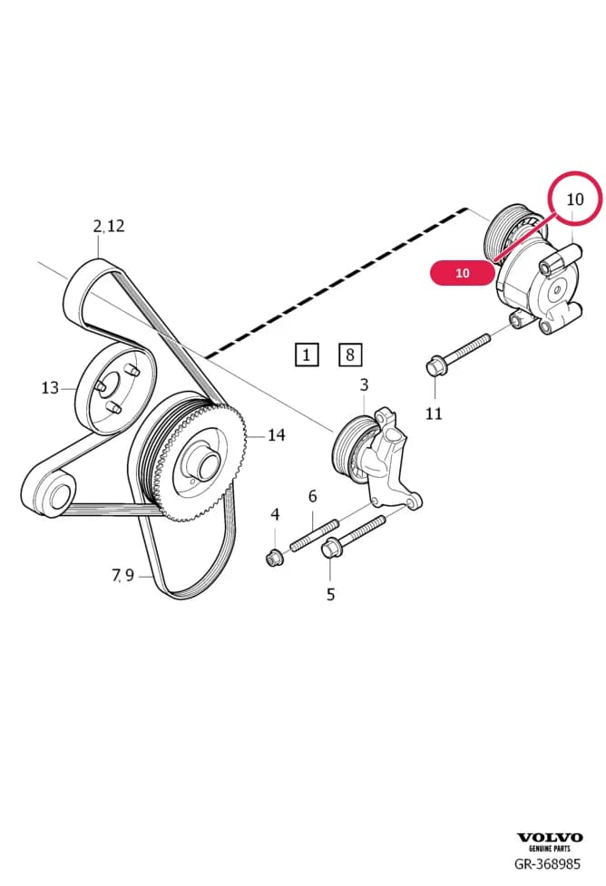 21 Engine — 219 miscellaneous › auxiliary belt drive    , B4204S3