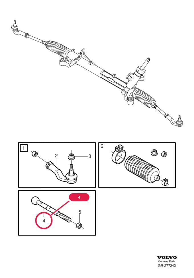 64 Steering — 642 steering gear › service kits steering gear
