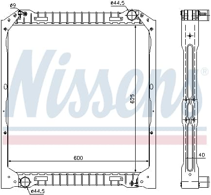 Radiator — NISSENS 62349A