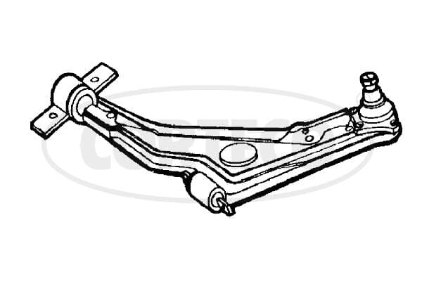 Control/Trailing Arm, wheel suspension — CORTECO 49397131