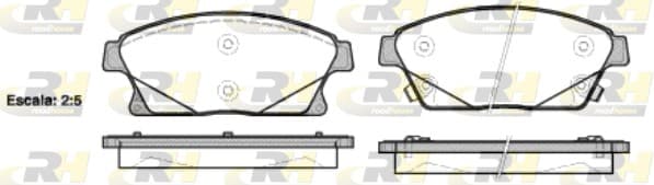 Brake pad set image
