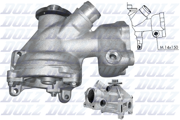 Water Pump, engine cooling — DOLZ M194