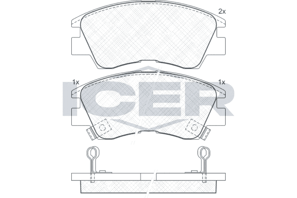 Brake pad set image