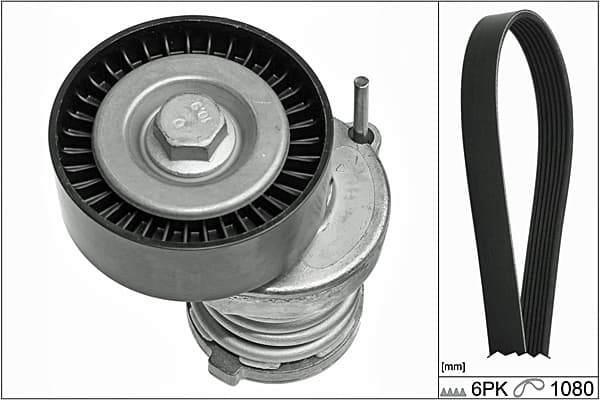 ribbed V belt set image
