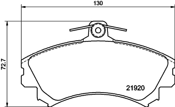 Brake pad set image