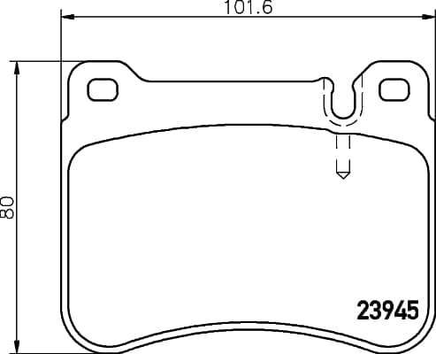 Brake pad set image