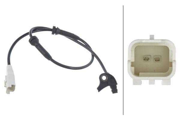 Sensor, wheel speed — HELLA 6PU 009 106-371