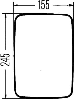 Side mirror — HELLA 8SB 501 137-031
