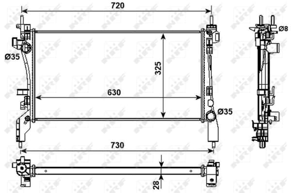Radiator — NRF 53982