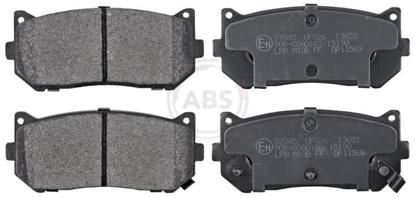 Brake pad set image
