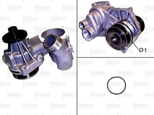 Water Pump, engine cooling — VALEO 506799